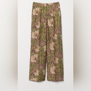 WILLIAM MORRIS & CO. x H&M. Pants:Long, wide legs , high waist